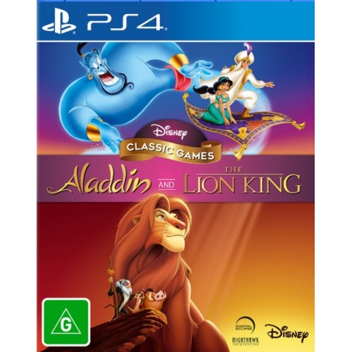  Disney Classic Games Aladdin and The Lion King PS4 